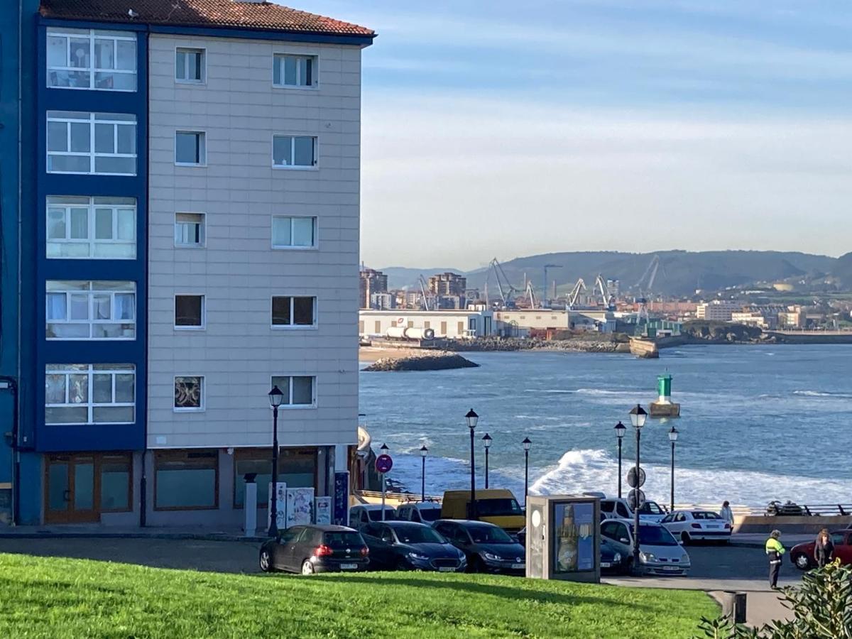 Apartamento El Espigon Gijón Dış mekan fotoğraf