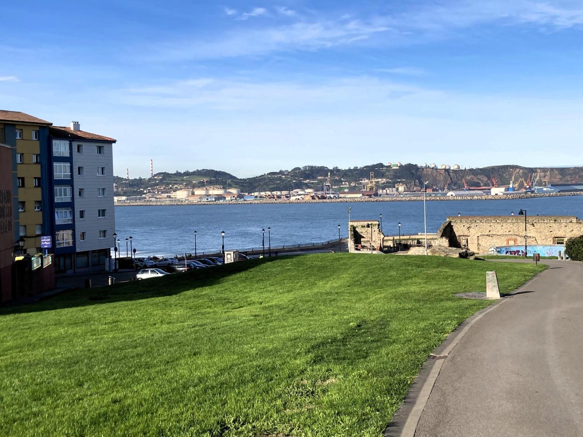Apartamento El Espigon Gijón Dış mekan fotoğraf