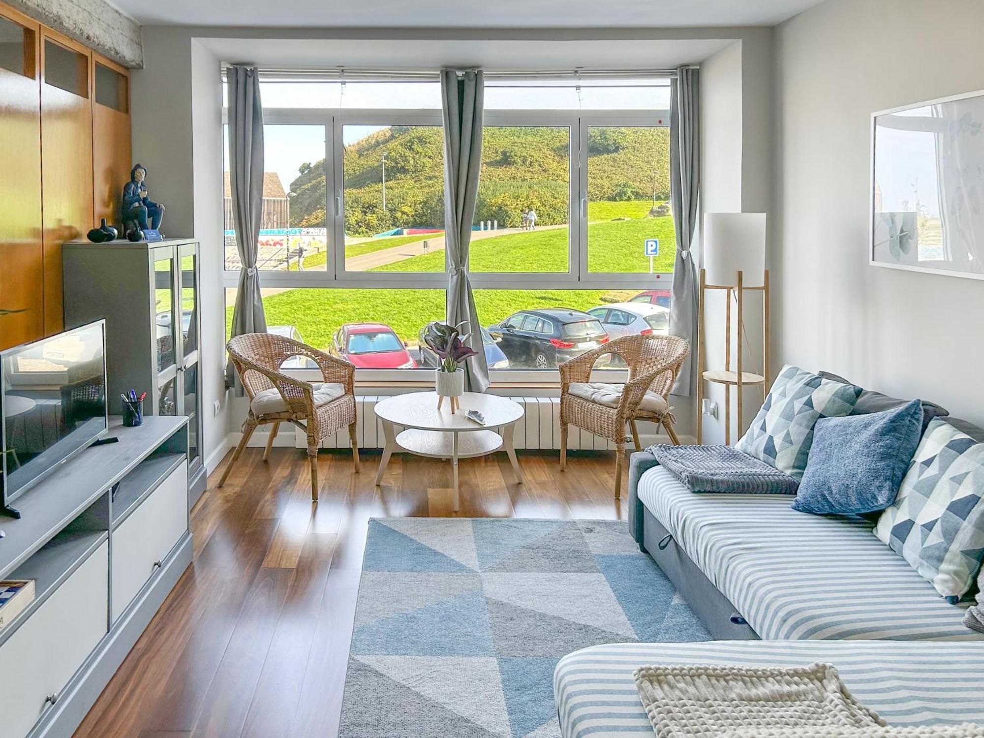 Apartamento El Espigon Gijón Dış mekan fotoğraf