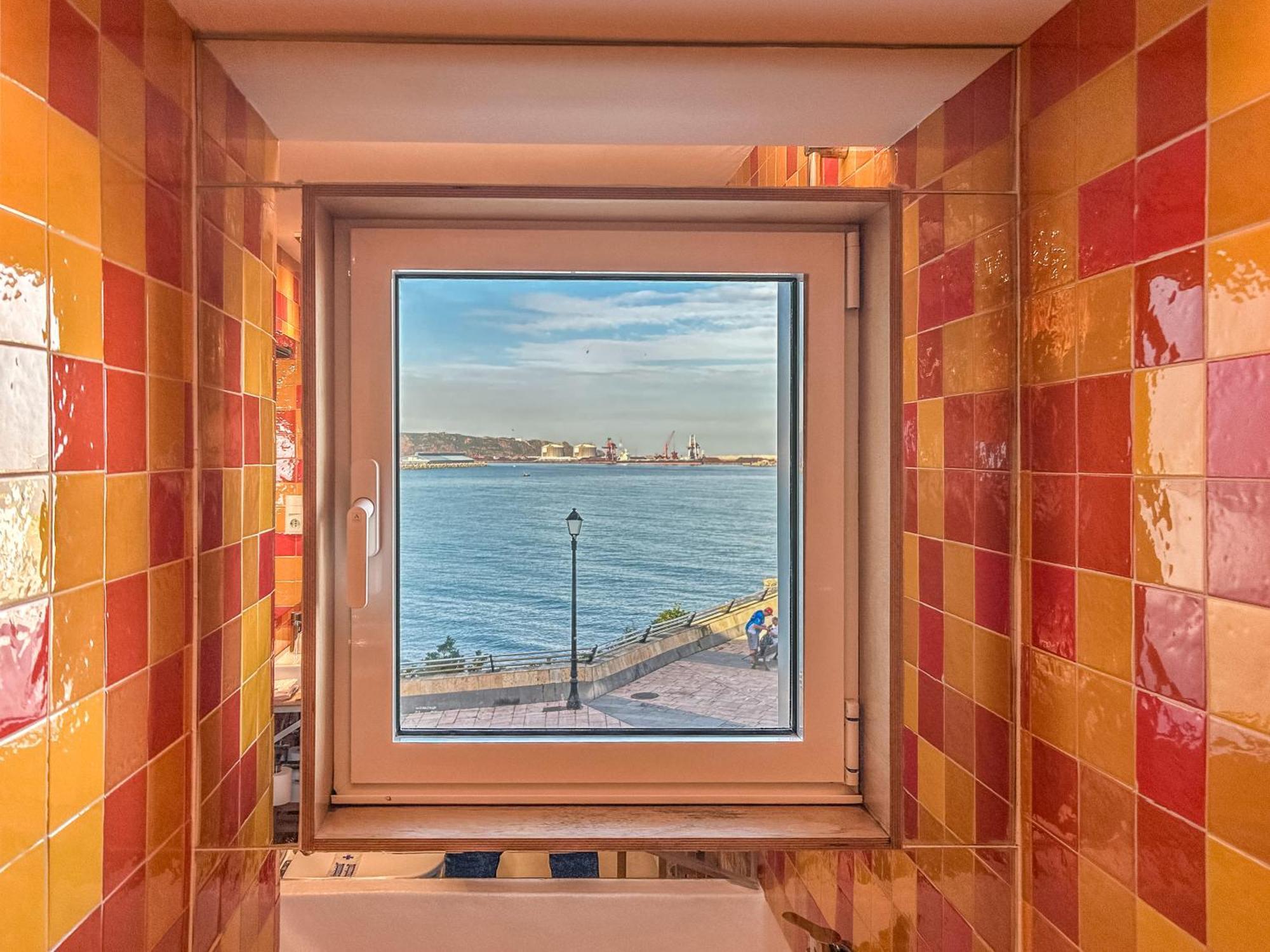 Apartamento El Espigon Gijón Dış mekan fotoğraf